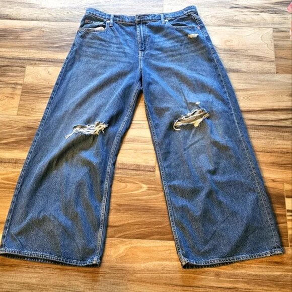 SOLD!! Gap Baggy Wide leg jeans sz33 - Picture 6 of 7